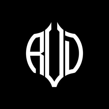 RVD letter logo. RVD best black background vector image. RVD Monogram logo design for entrepreneur and business.
