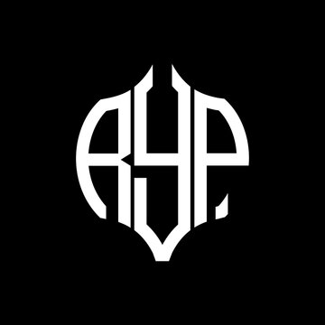 RYP letter logo. RYP best black background vector image. RYP Monogram logo design for entrepreneur and business.
