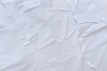 Blank white paper is crumpled texture background. Crumpled paper texture backgrounds for various purposes