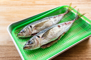 下処理して塩をまぶす