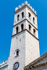 Fototapeta na wymiar Torre del Popolo tower, Assisi, Umbria, Italy, Europe
