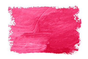 Textured Abstract red pink paint brush for background.