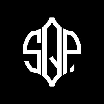 SQP letter logo. SQP best black background vector image. SQP Monogram logo design for entrepreneur and business.
