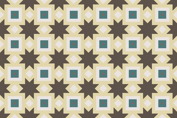 Simple ornamental pattern, textile print. Pattern for fabric and trellis. Geometric pattern. Seamless surface. Minimalist wallpaper.