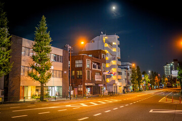 荻窪の街並み夜景