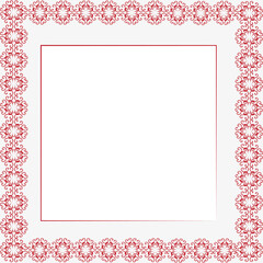 frame with abstract pattern