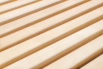 diagonal of wooden boards parallel to each other