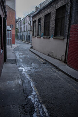 old side street in dublin, ireland