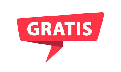 Fototapeta premium Gratis - Banner, Speech Bubble, Label, Sticker, Ribbon Template. Vector Stock Illustration