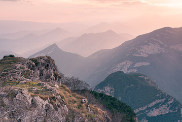 Sunset in the mountains (Alta Garrotxa)