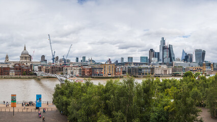 Plakat St Pauls and Square Mile panorama