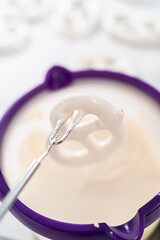 Red White and Blue Chocolate Covered Pretzel Twists