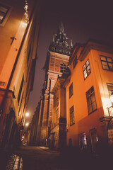 Fototapeta premium 北欧ストックホルムの町並み