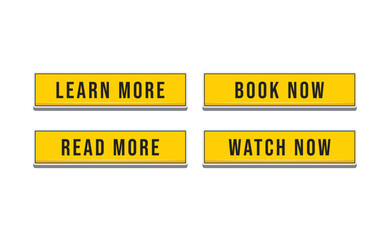 Call to action buttons collection. Download, read more, buy now signs.