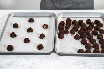 Peppermint White Chocolate Cookies