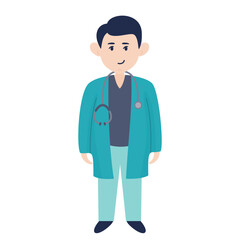 Fototapeta premium doctor with stethoscope