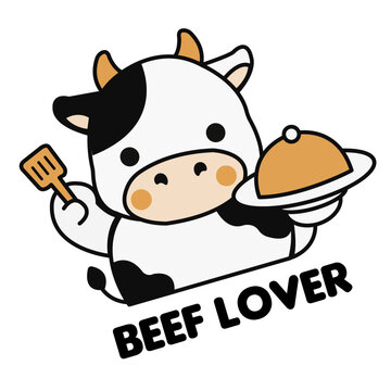 Beef Cow Lover Logo Design