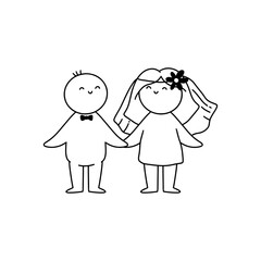 Vintage illustration for celebration decoration design. Cartoon people vector illustration.