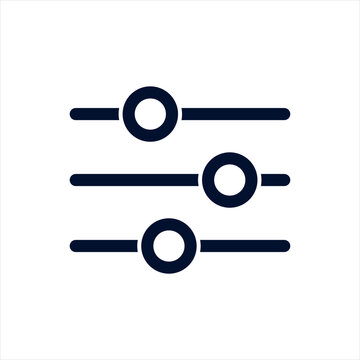Filter icon vector symbol design illustration