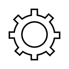 Multimedia and connection web icon, System or gear icon
