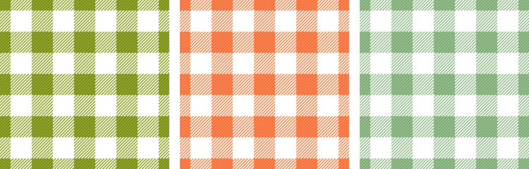 Tartan cloth stripes cells retro seamless paterns design. Gingham checkered