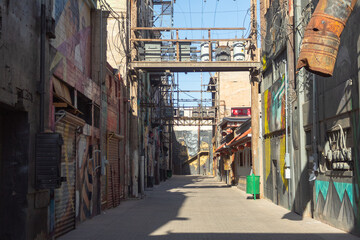 Barrio Chino en Mexicali Baja California México  - obrazy, fototapety, plakaty