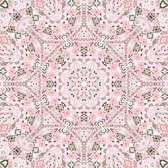 Abstract seamless pattern with geometric elements structure.