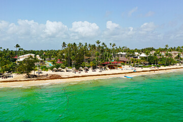 Aerial View of Punta Cana, Dominican Republic