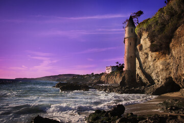 Pirate Tower in Purple