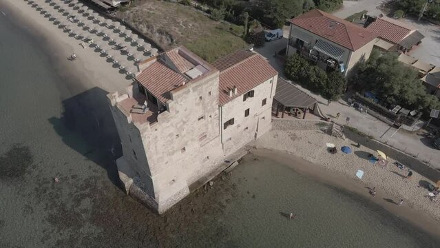 Torre Mozza D-Log #4 con il Drone - Piombino - Toscana - Italia