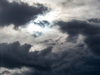 Fototapeta na wymiar Wolken am blauen Himmel