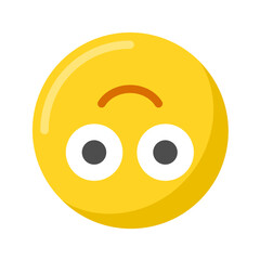 upside smiley face
