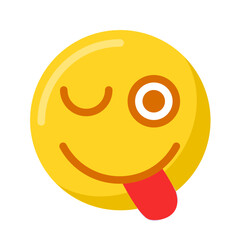 smiley face with a smile