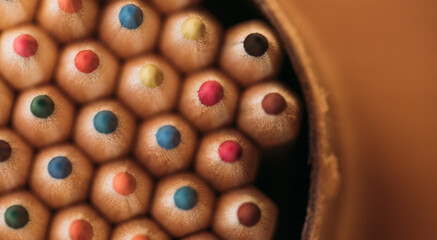 Back to school. Pencils. 