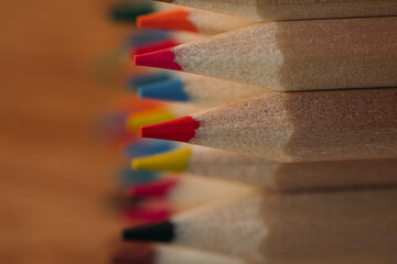 stack of pencils. Back to school. 