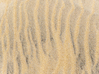 sand dune close up of wavy pattern