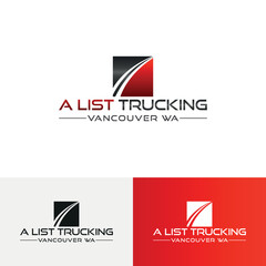 Logo template Trucking, Logistics, Delivery, Transportation