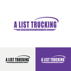 Logo template Trucking, Logistics, Delivery, Transportation