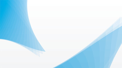 Abstract white background with blue paper corner decoration.