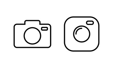 Camera icon vector. photo camera sign and symbol. photography icon.