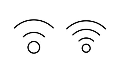 Wifi icon vector. signal sign and symbol. Wireless  icon