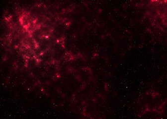 abstract background using a space or nebula theme with a bright red color composition