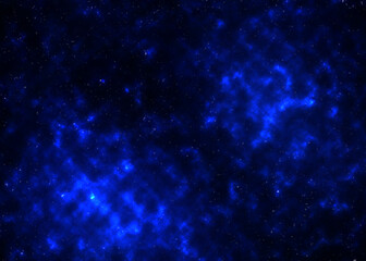Abstract background design using the theme of space or nabule blue