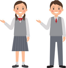 女子生徒の授業風景 テスト