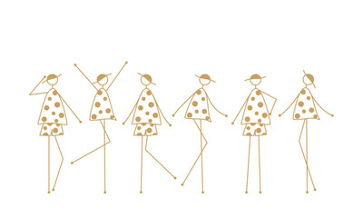 icon　Line Art　Simple Line　アイコン　線画　人々