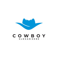 cowboy logo vector design template