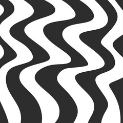 Minimalist background with gradient wavy lines pattern