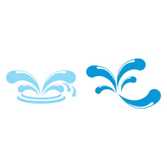 Fototapeta na wymiar splash water icon vector illustration symbol
