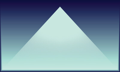 Shining in the mountains, color vector illustration
