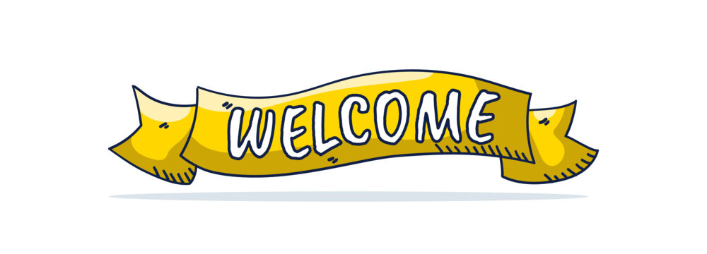 doodle welcome banner